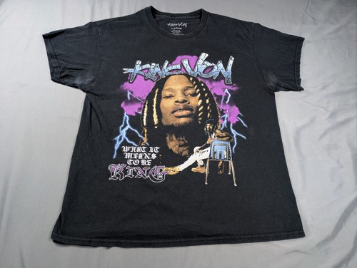 King von shirt mens black - king, l